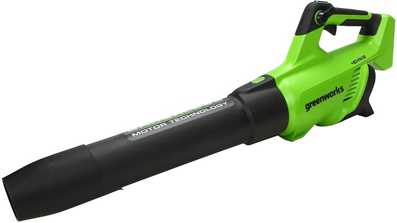 Greenworks 40V (130 MPH / 550 CFM / 75+ Compatible Tools) Cordless Brushless Axial Leaf Blower, Tool Only - Image 1